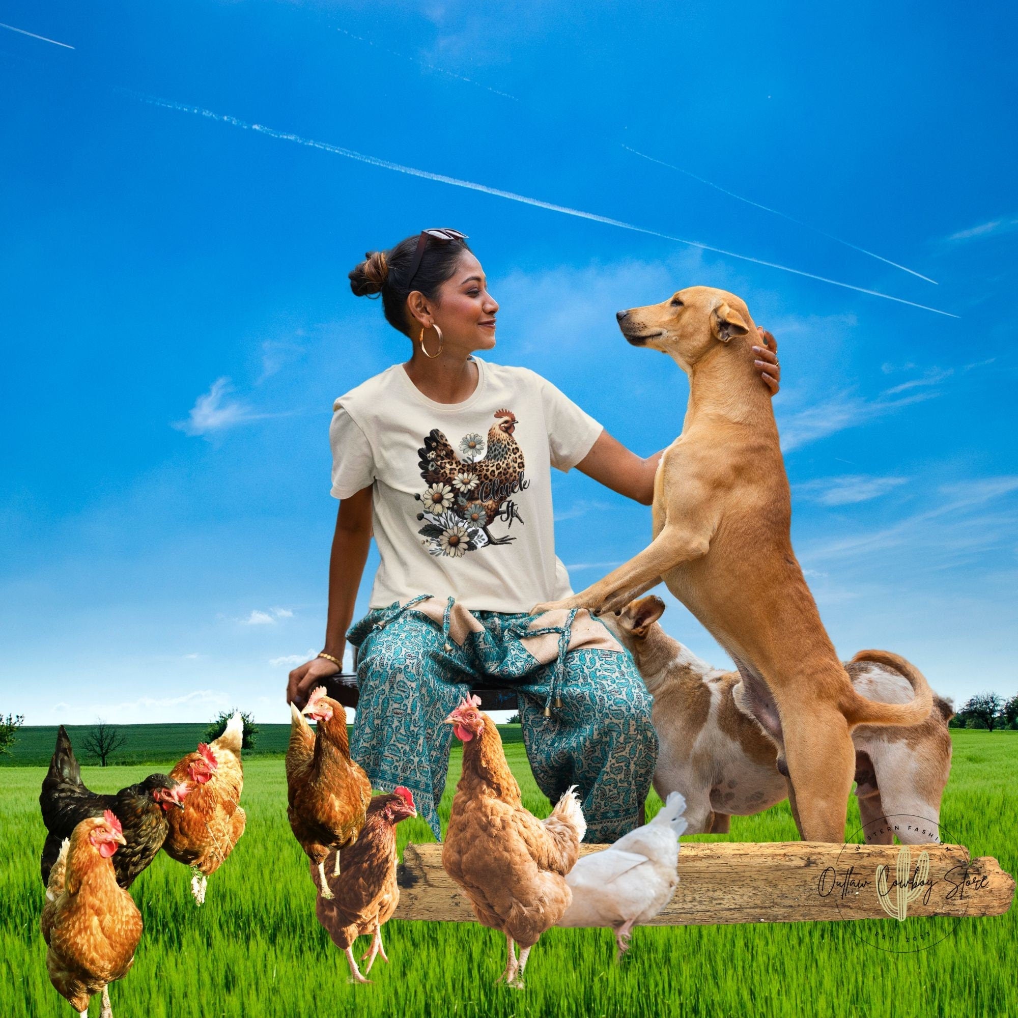 Cluck It- Chicken Tee: Hilarious Gift for Farming Fanatics, Crazy Chicken Ladies, and Country Gals!