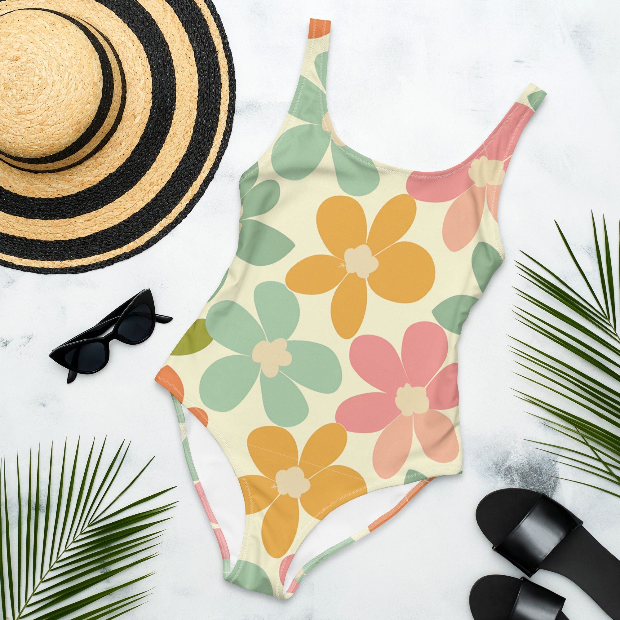 Flower Power - One-Piece Swimsuit | Cute Swimsuit | Modest Swimwear | Western Swim | Summer Fashion