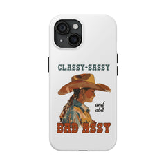 Bad Assy Cowgirl Tough Phone Cases