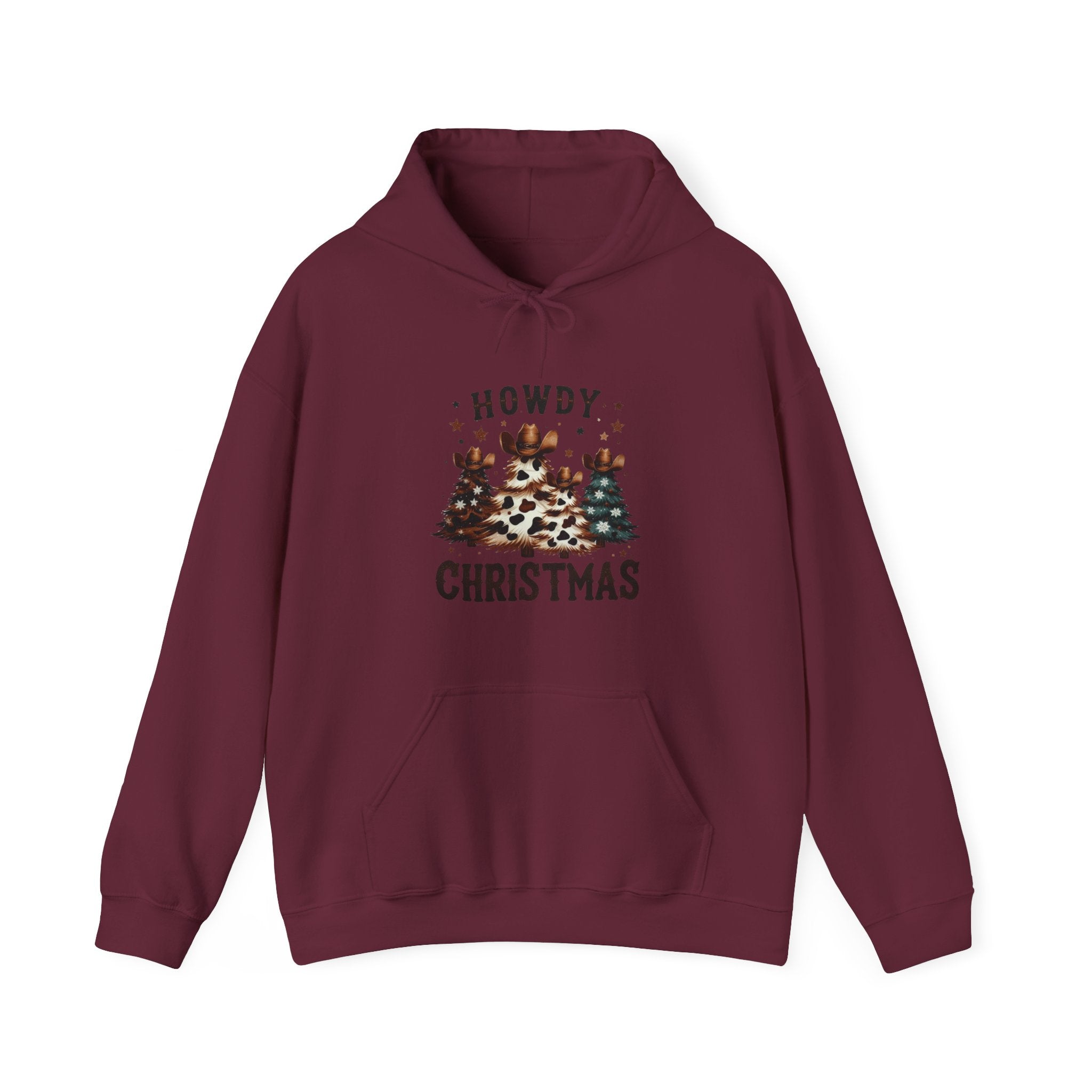 Howdy Christmas Unisex Heavy Blend™ Hooded Sweatshirt