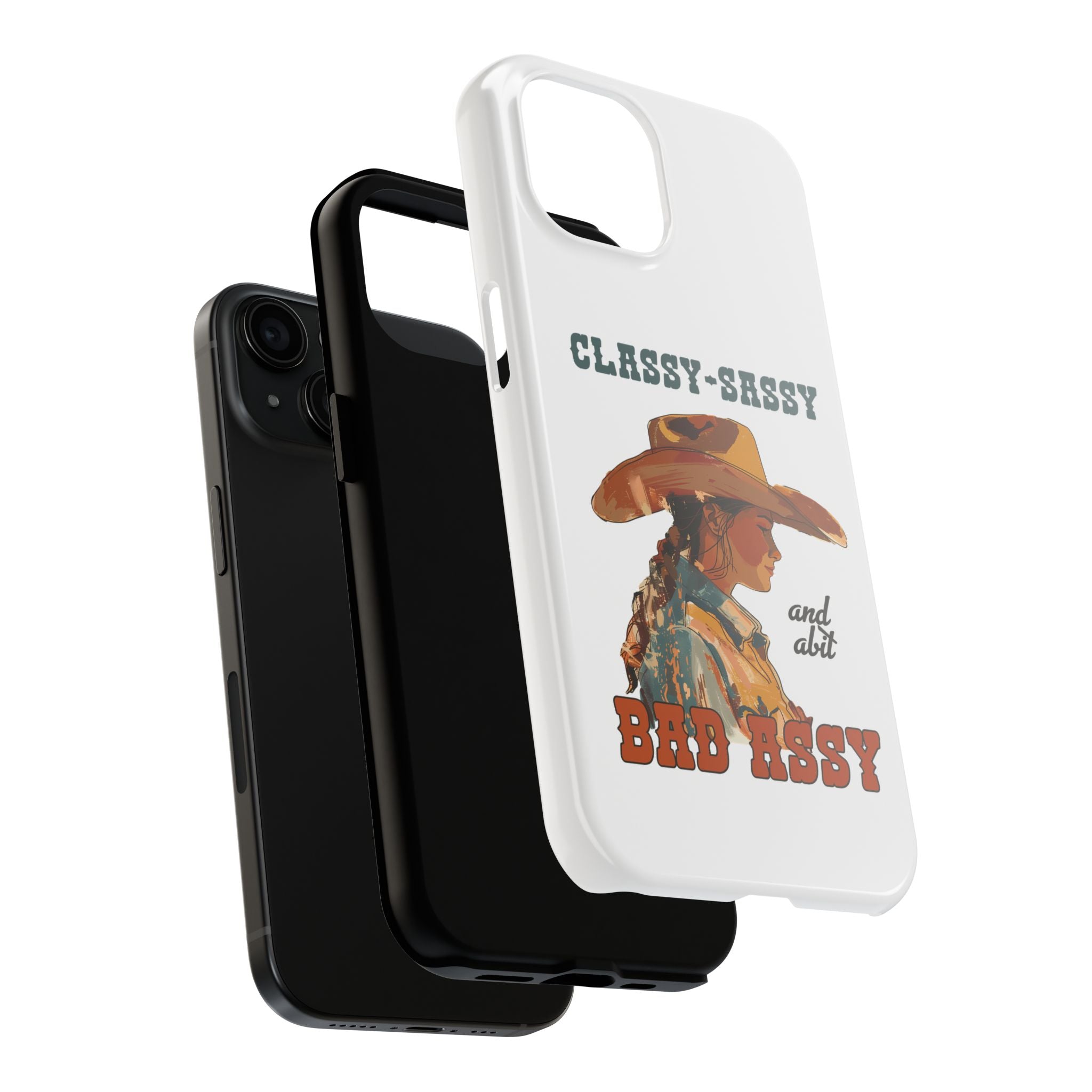 Bad Assy Cowgirl Tough Phone Cases