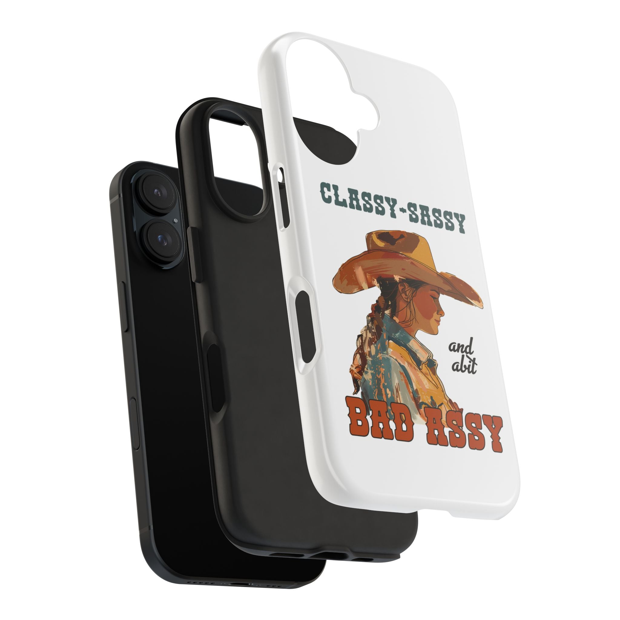 Bad Assy Cowgirl Tough Phone Cases