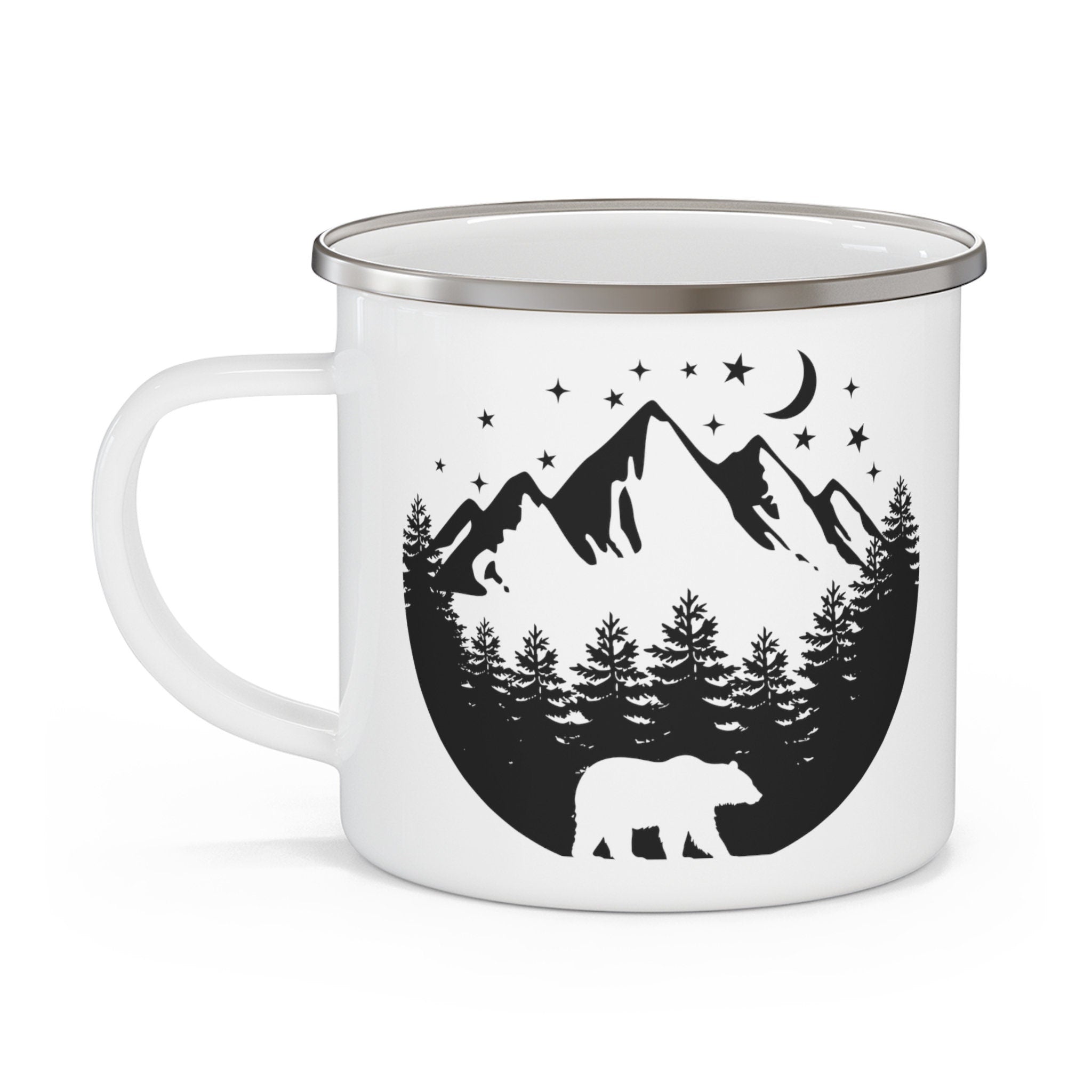 Bear Country (Outdoors Collection) Enamel Camping Mug