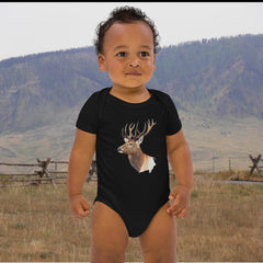 Oh Deer - Organic cotton baby bodysuit| Baby onesie