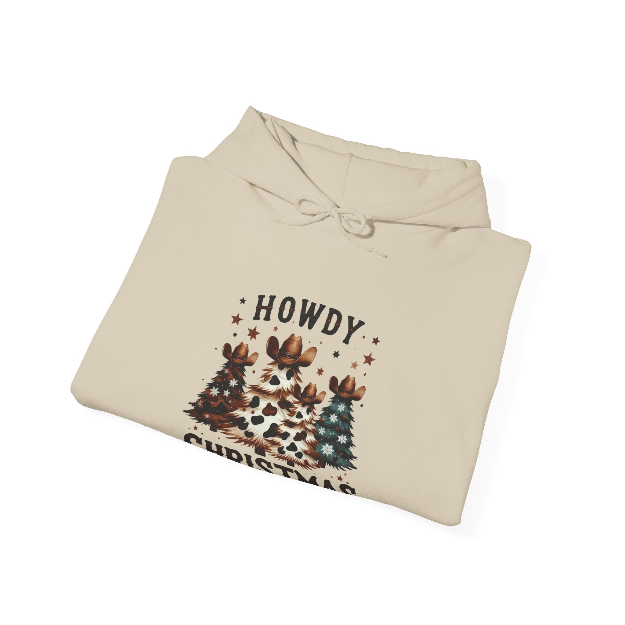 Howdy Christmas Unisex Heavy Blend™ Hooded Sweatshirt