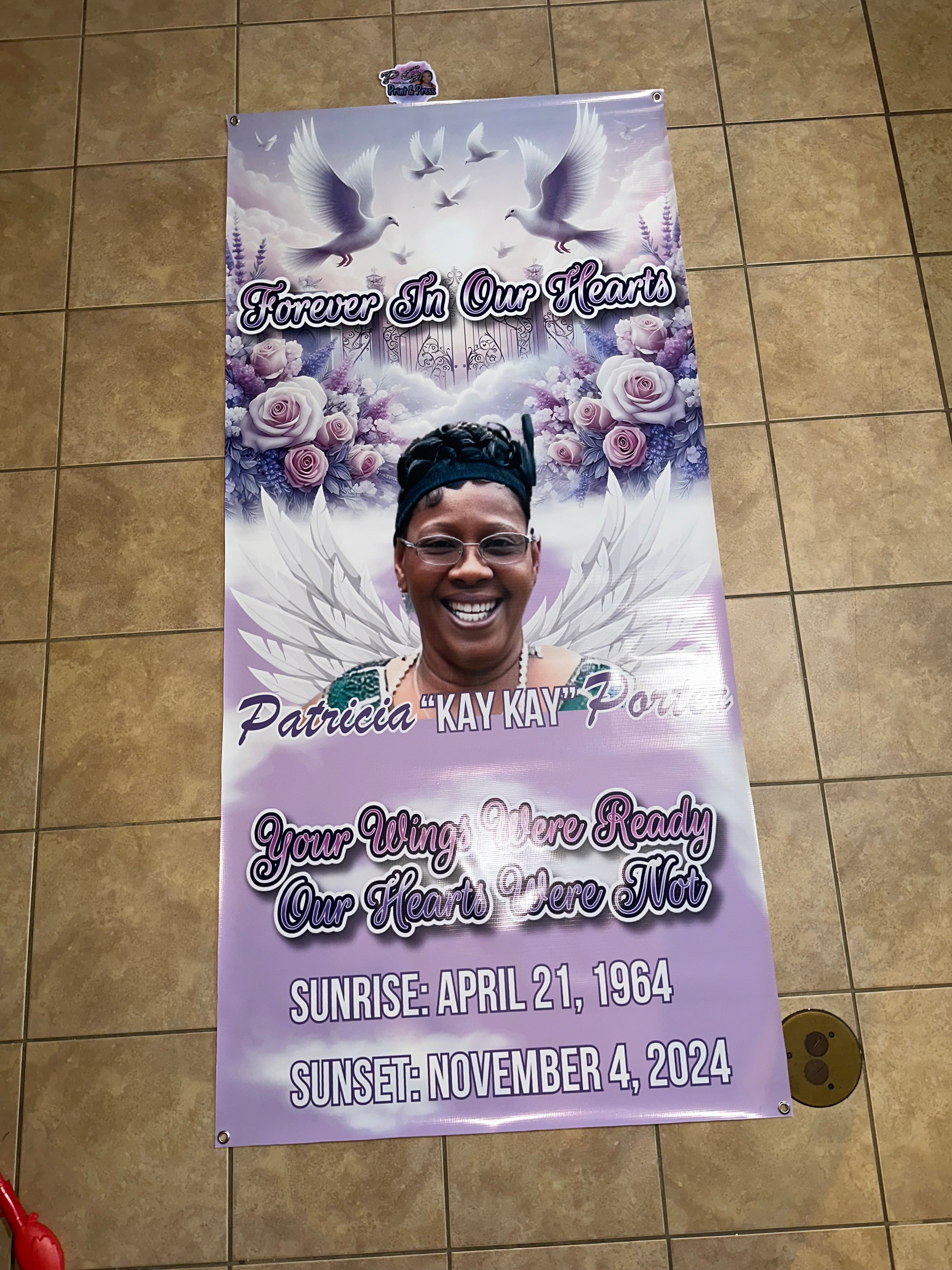 Grave Blanket Banner