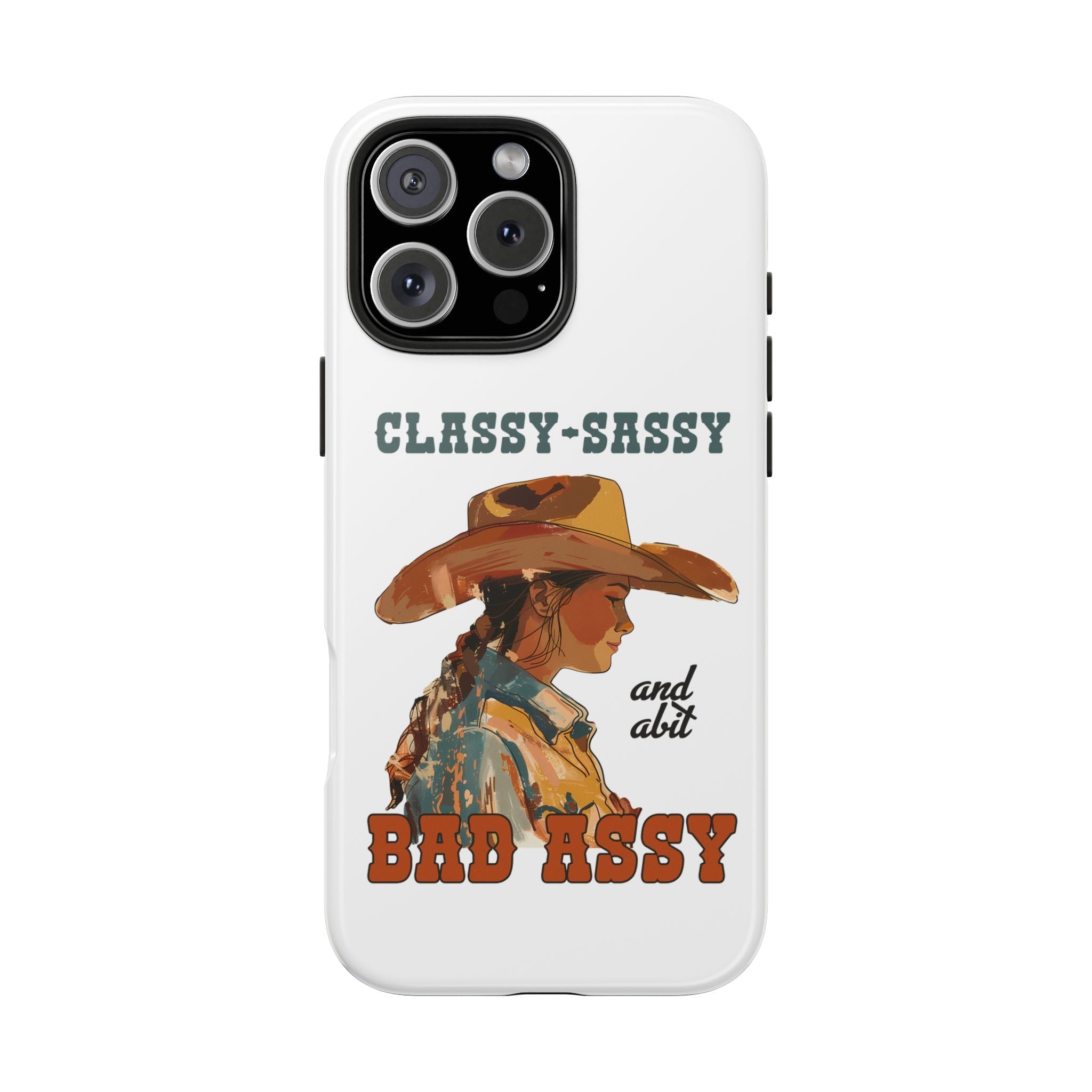 Bad Assy Cowgirl Tough Phone Cases