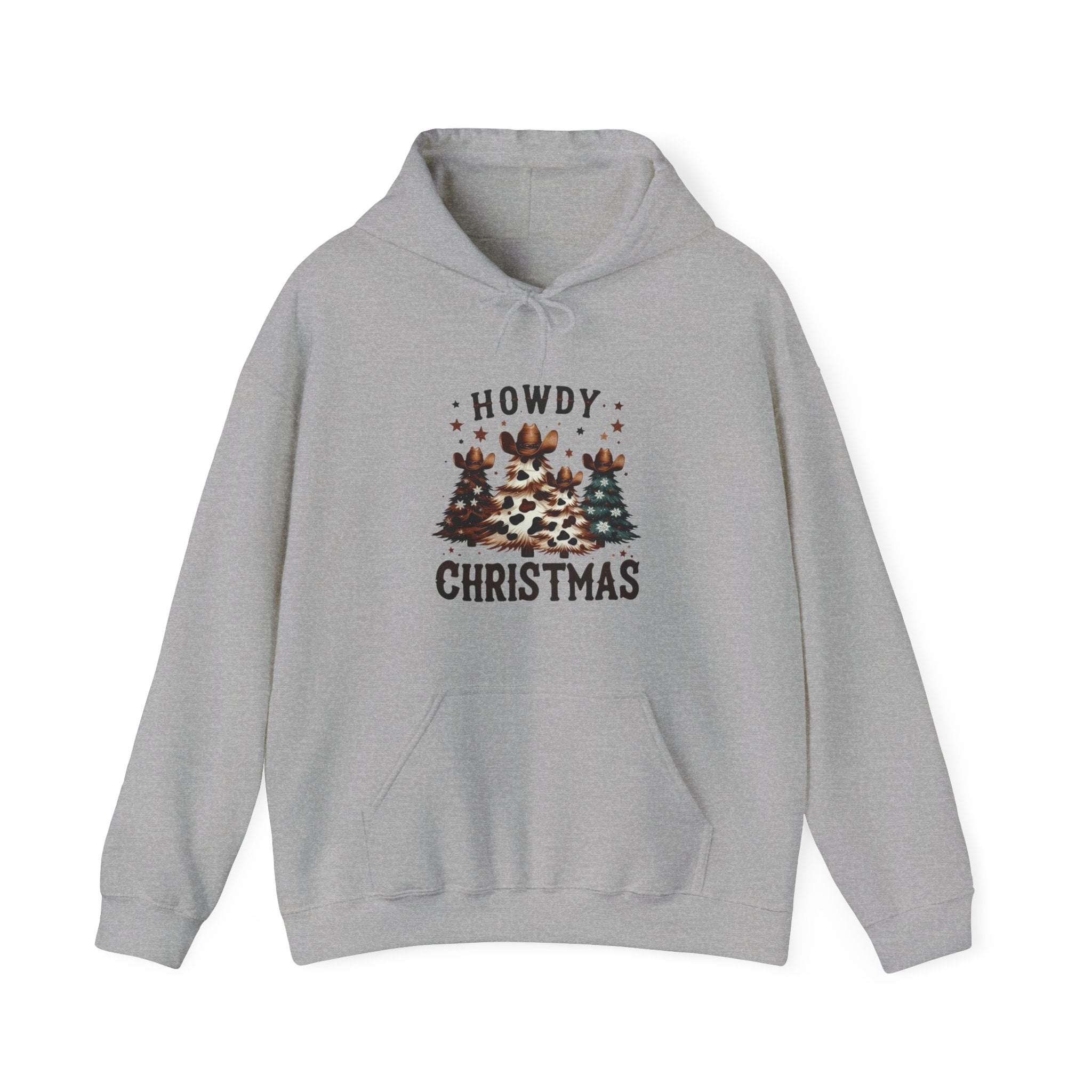 Howdy Christmas Unisex Heavy Blend™ Hooded Sweatshirt