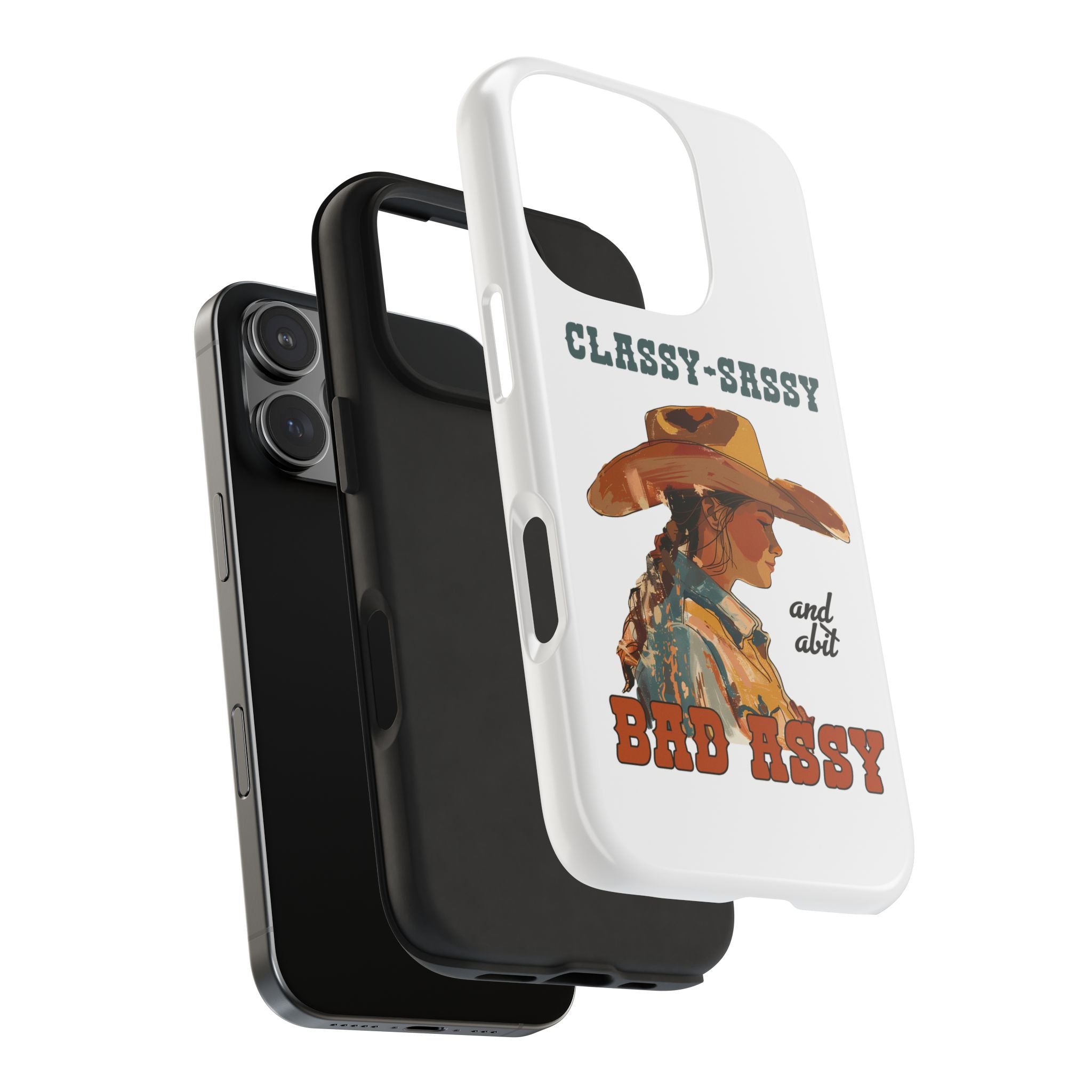 Bad Assy Cowgirl Tough Phone Cases