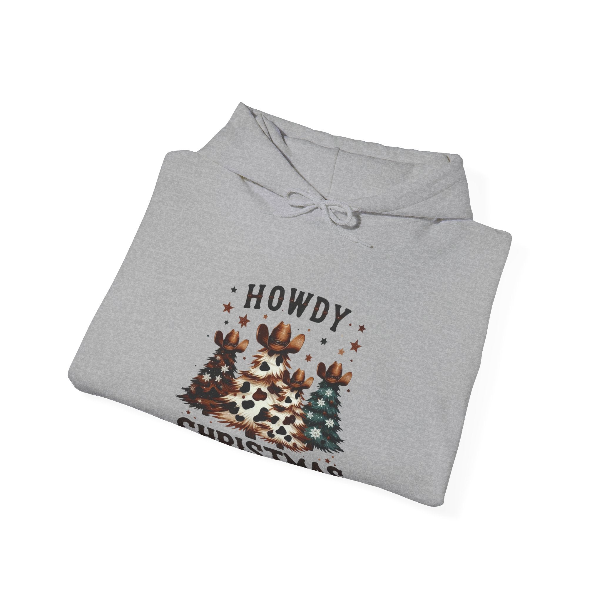 Howdy Christmas Unisex Heavy Blend™ Hooded Sweatshirt