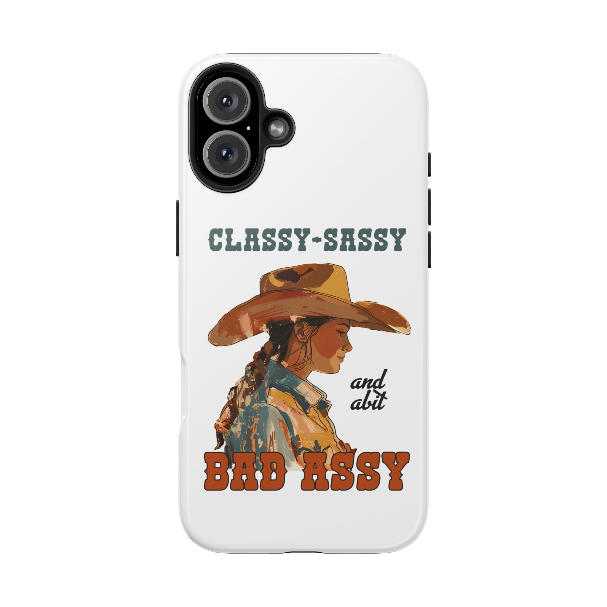 Bad Assy Cowgirl Tough Phone Cases