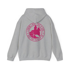 Ride Like a girl Heavy Blend Hoodie for the barrel racer | Gift for the barrel racer| Equestrian hoodie