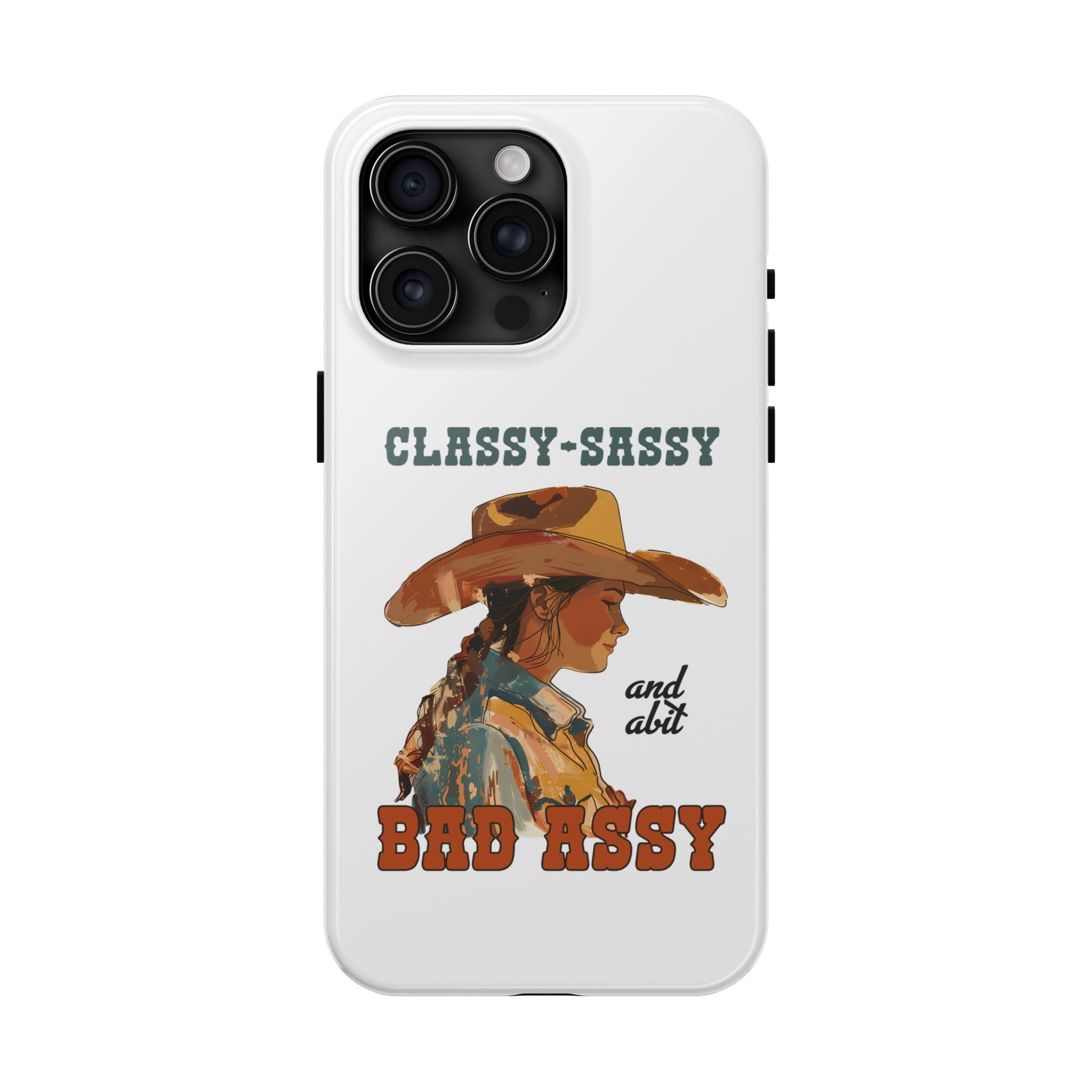 Bad Assy Cowgirl Tough Phone Cases