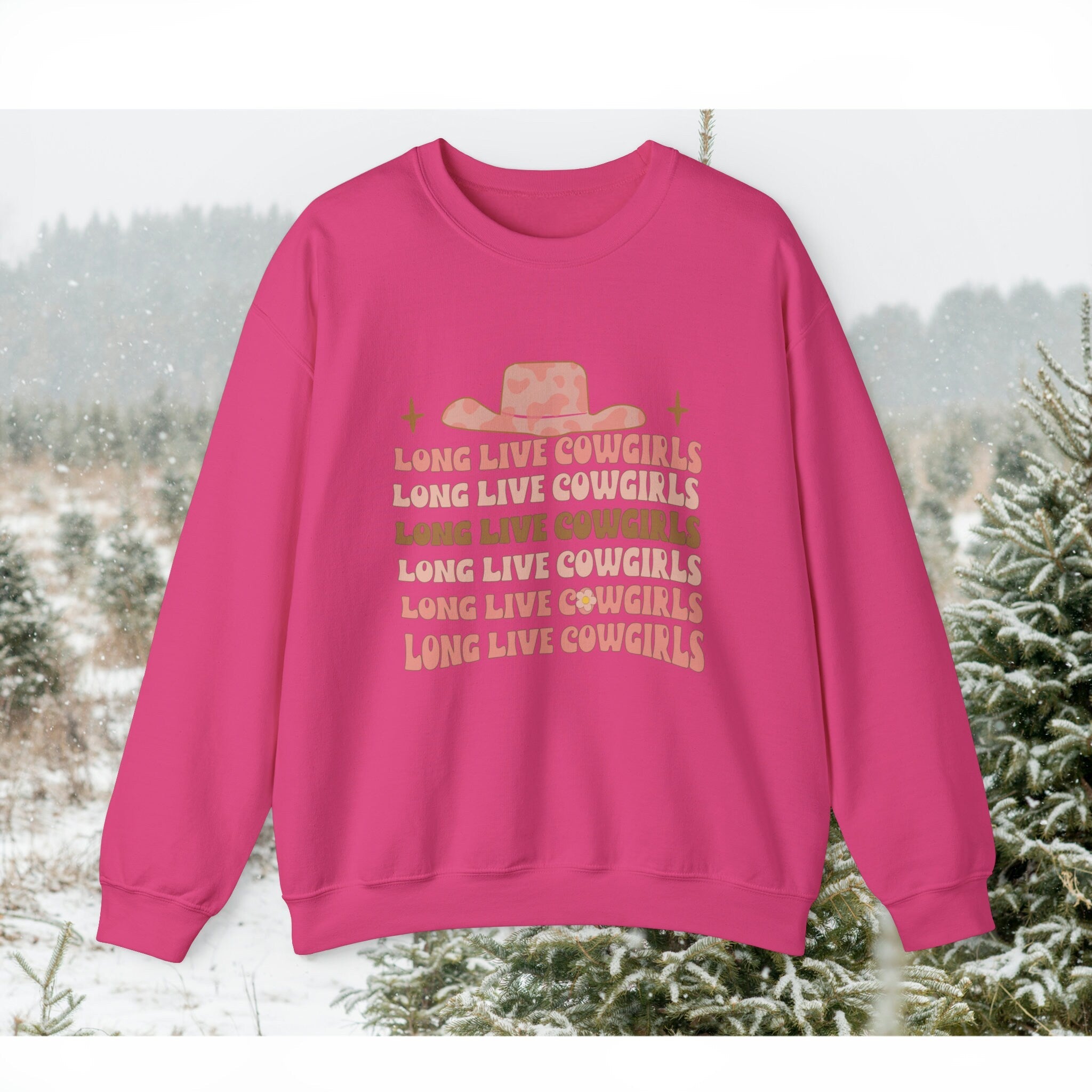 Long live Cowgirls Heavy Blend™ Crewneck Sweatshirt