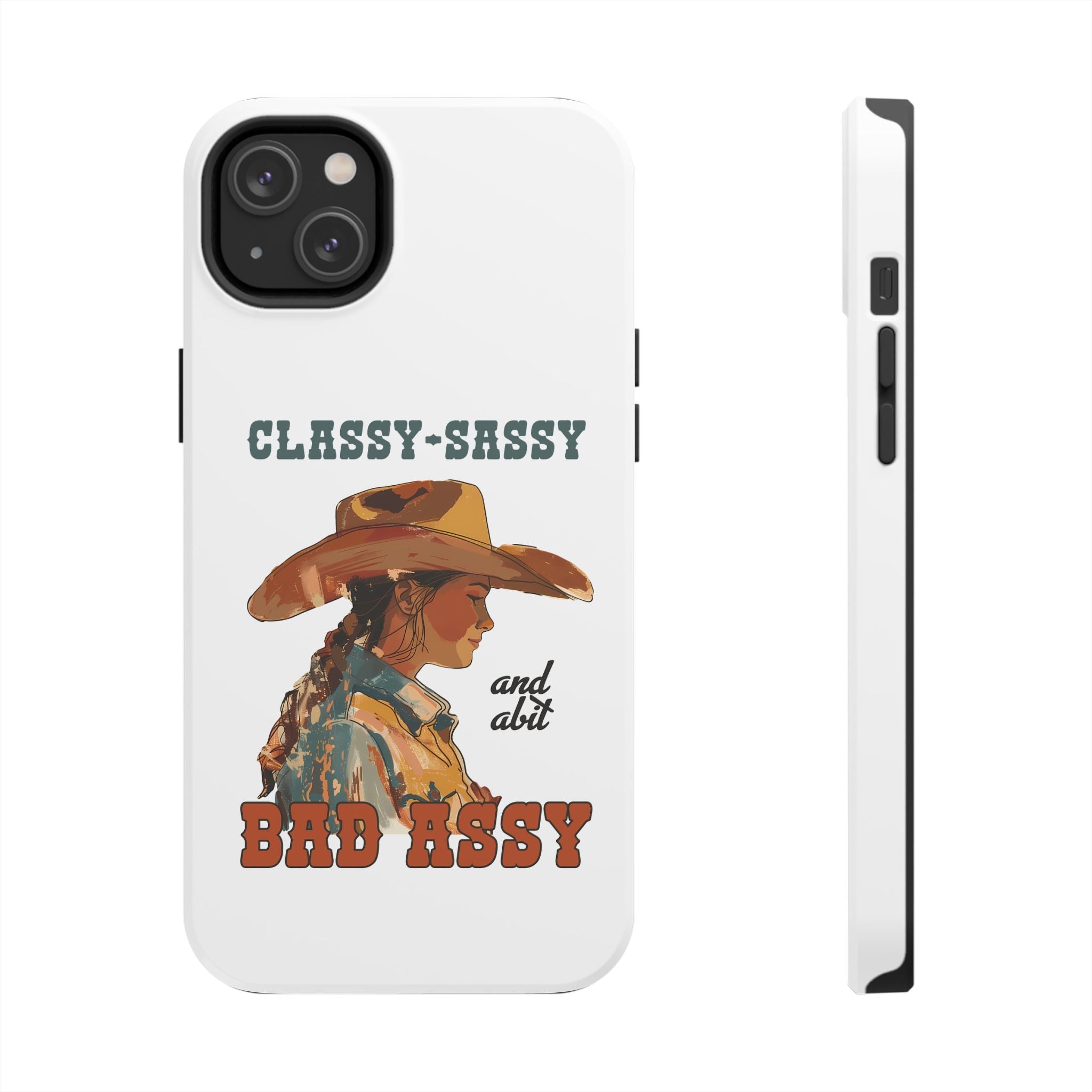 Bad Assy Cowgirl Tough Phone Cases