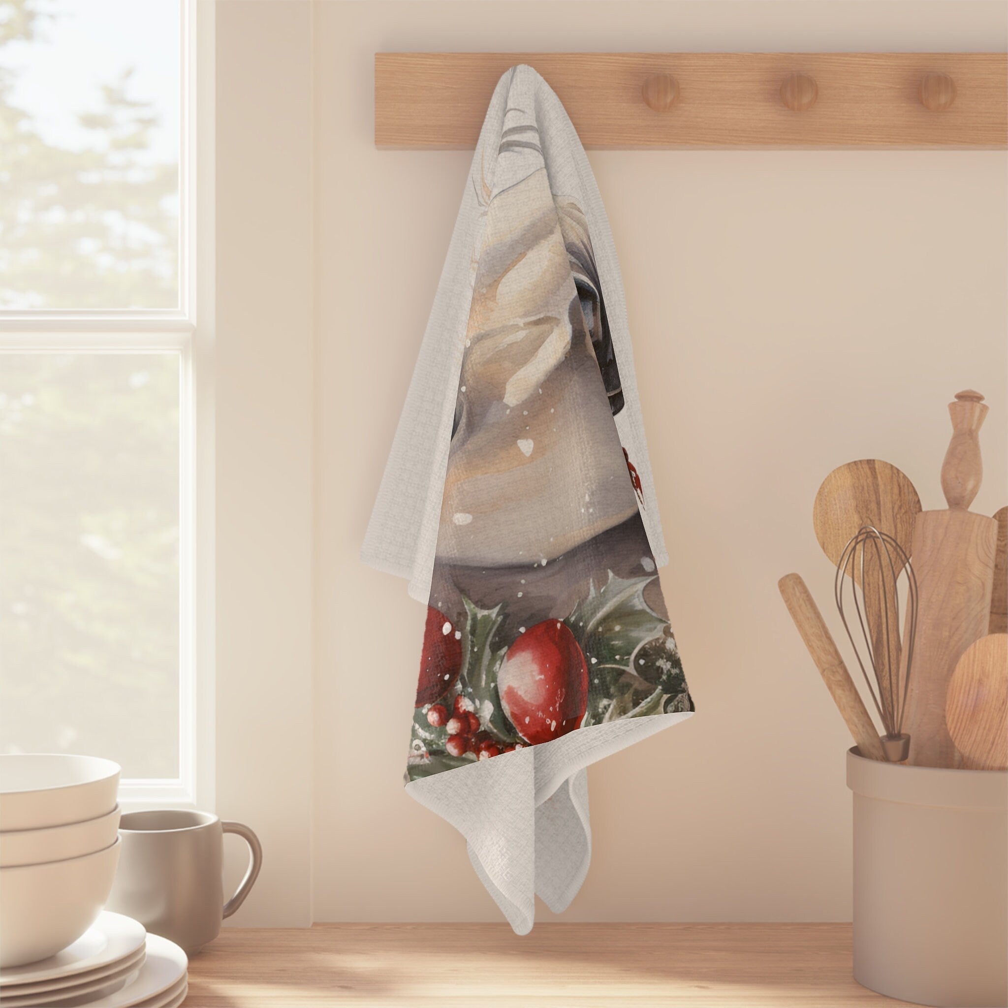 Christmas Horse Soft Tea Towel