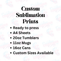 Custom Sublimation Prints