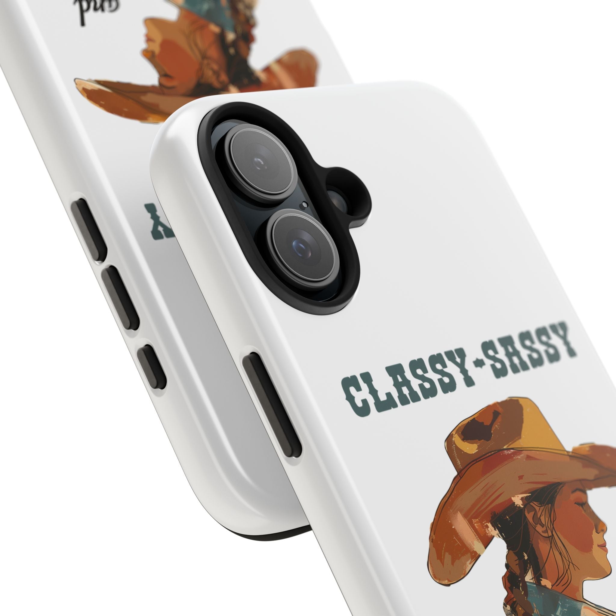 Bad Assy Cowgirl Tough Phone Cases