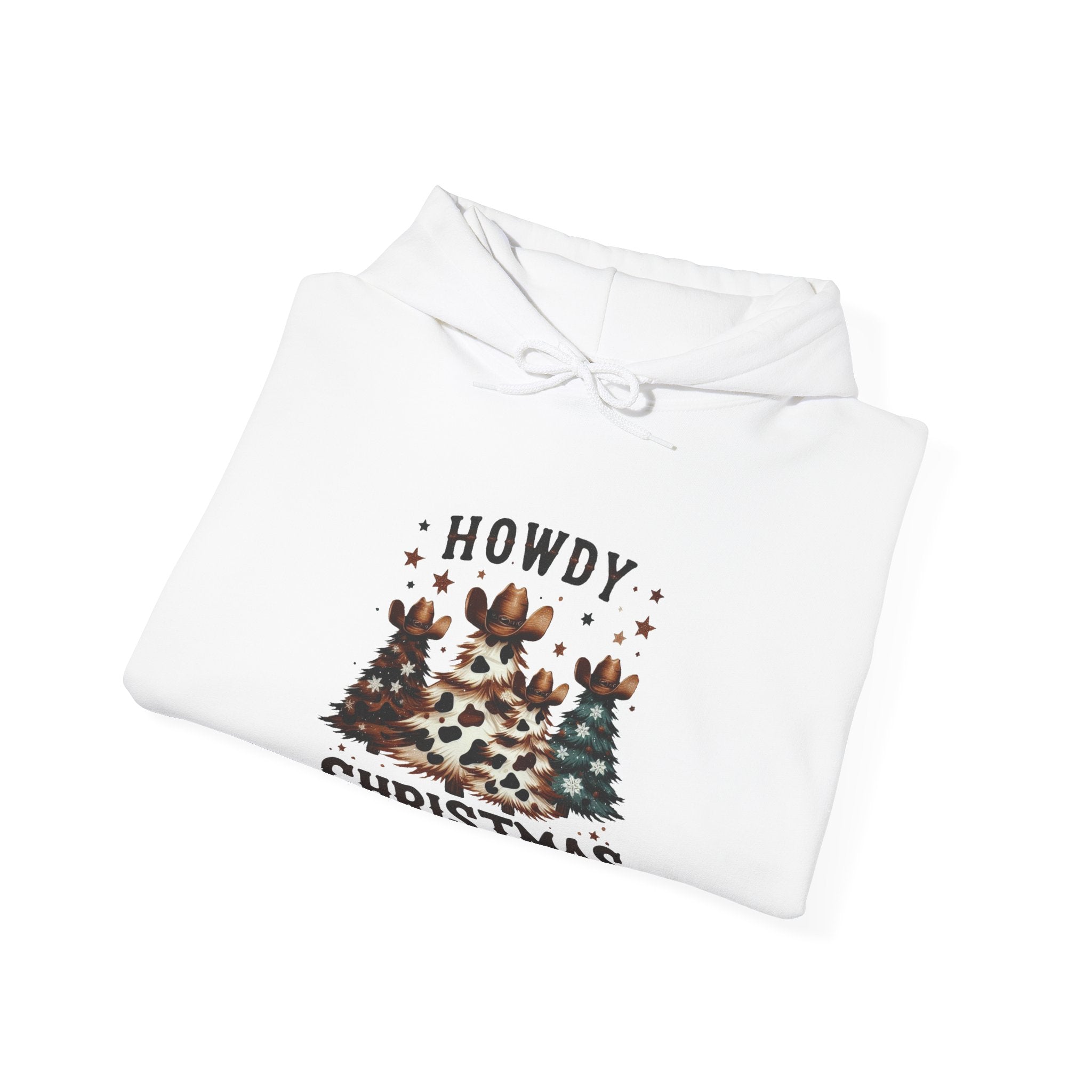 Howdy Christmas Unisex Heavy Blend™ Hooded Sweatshirt