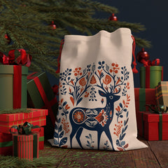 Gift Bag - Scandinavian Deer Christmas Gift Bag