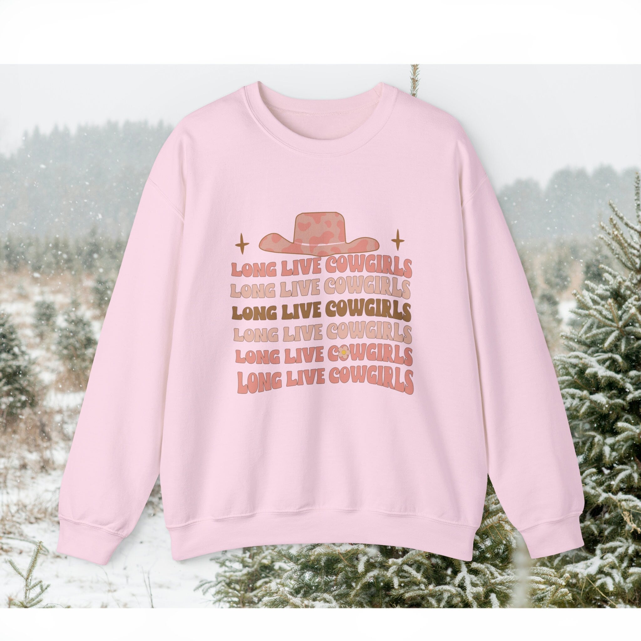 Long live Cowgirls Heavy Blend™ Crewneck Sweatshirt