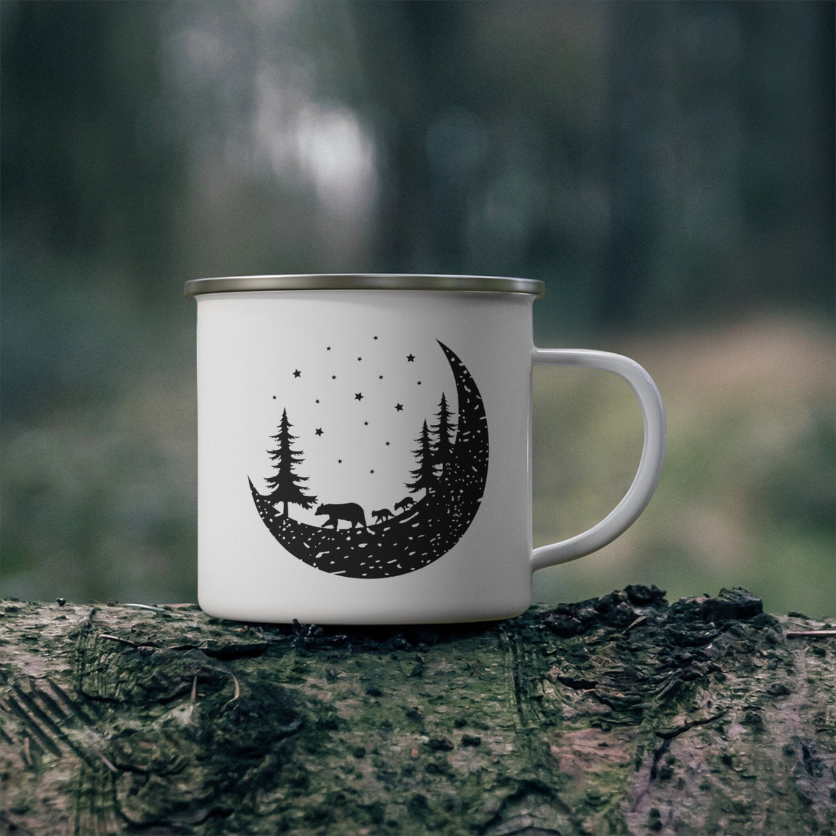 Bear Country (Outdoors Collection) Enamel Camping Mug