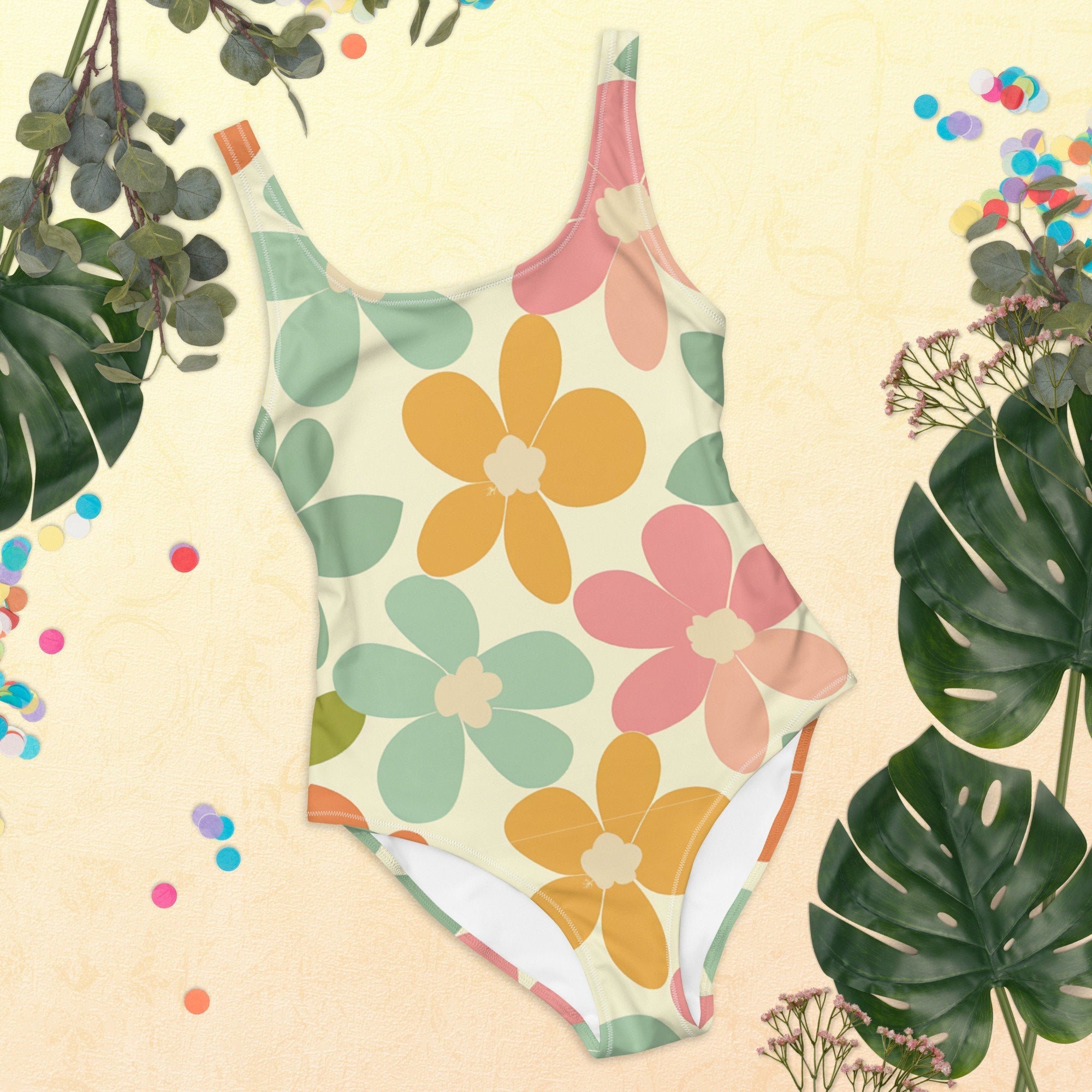 Flower Power - One-Piece Swimsuit | Cute Swimsuit | Modest Swimwear | Western Swim | Summer Fashion