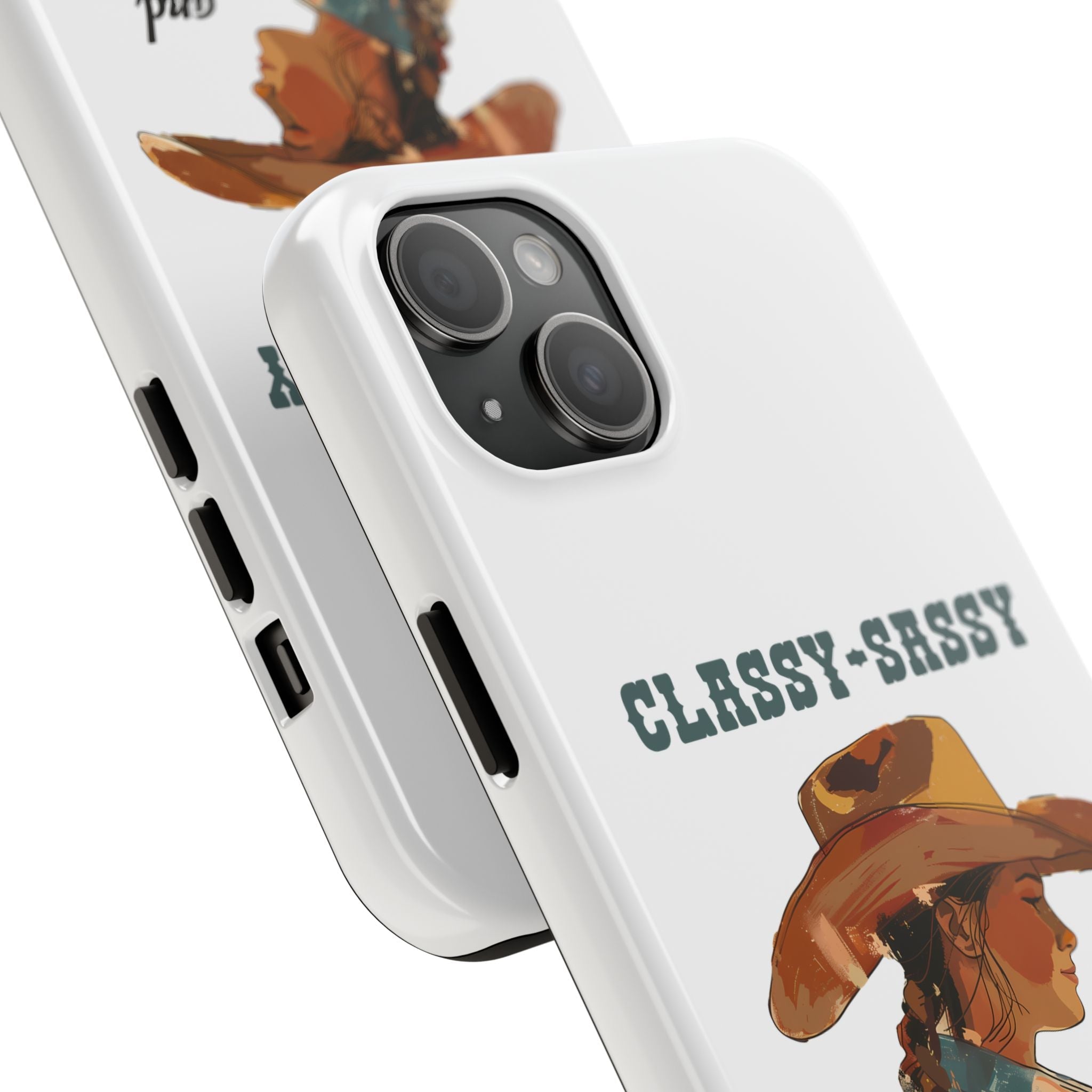 Bad Assy Cowgirl Tough Phone Cases