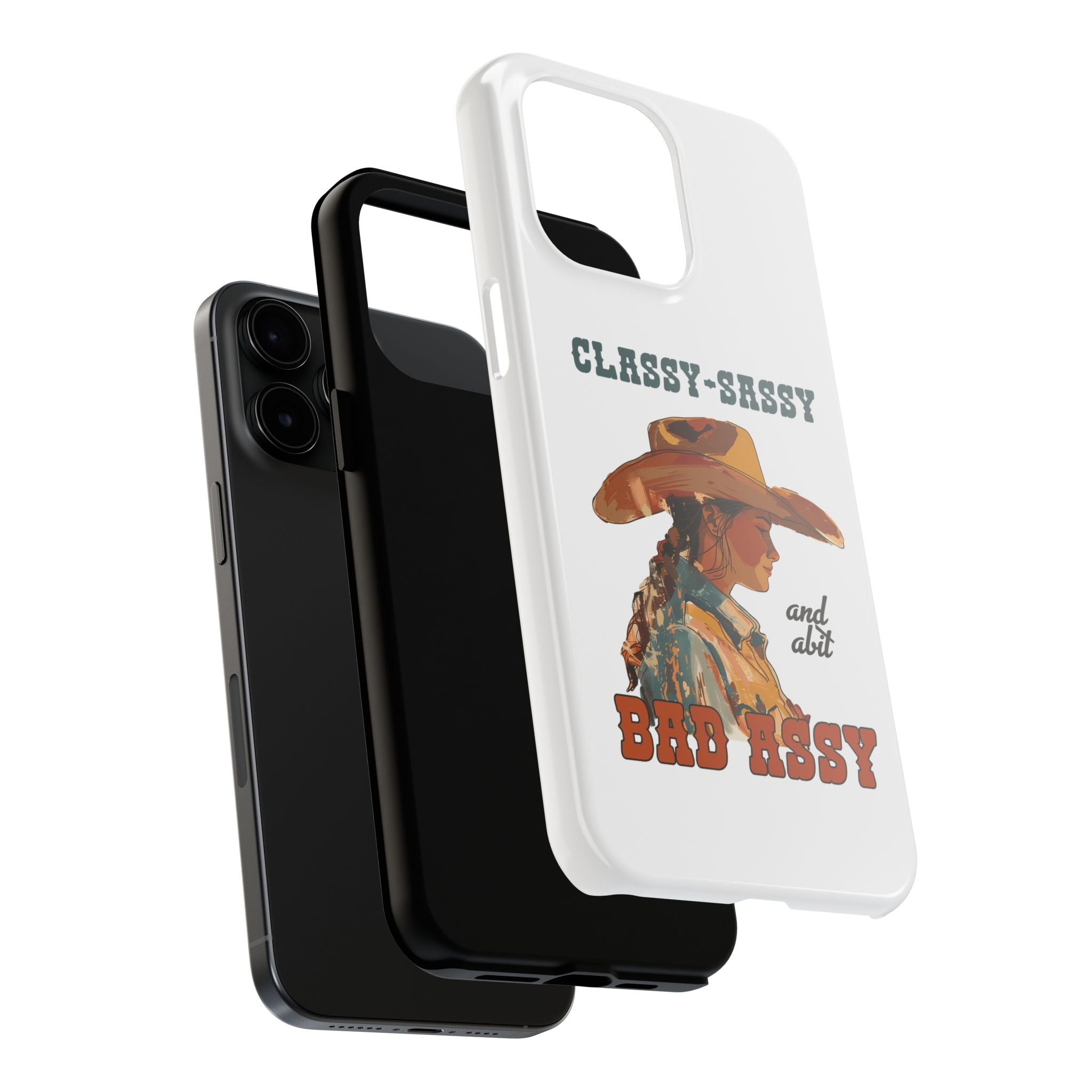 Bad Assy Cowgirl Tough Phone Cases