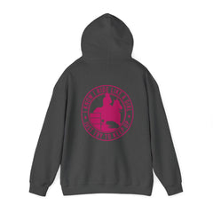 Ride Like a girl Heavy Blend Hoodie for the barrel racer | Gift for the barrel racer| Equestrian hoodie