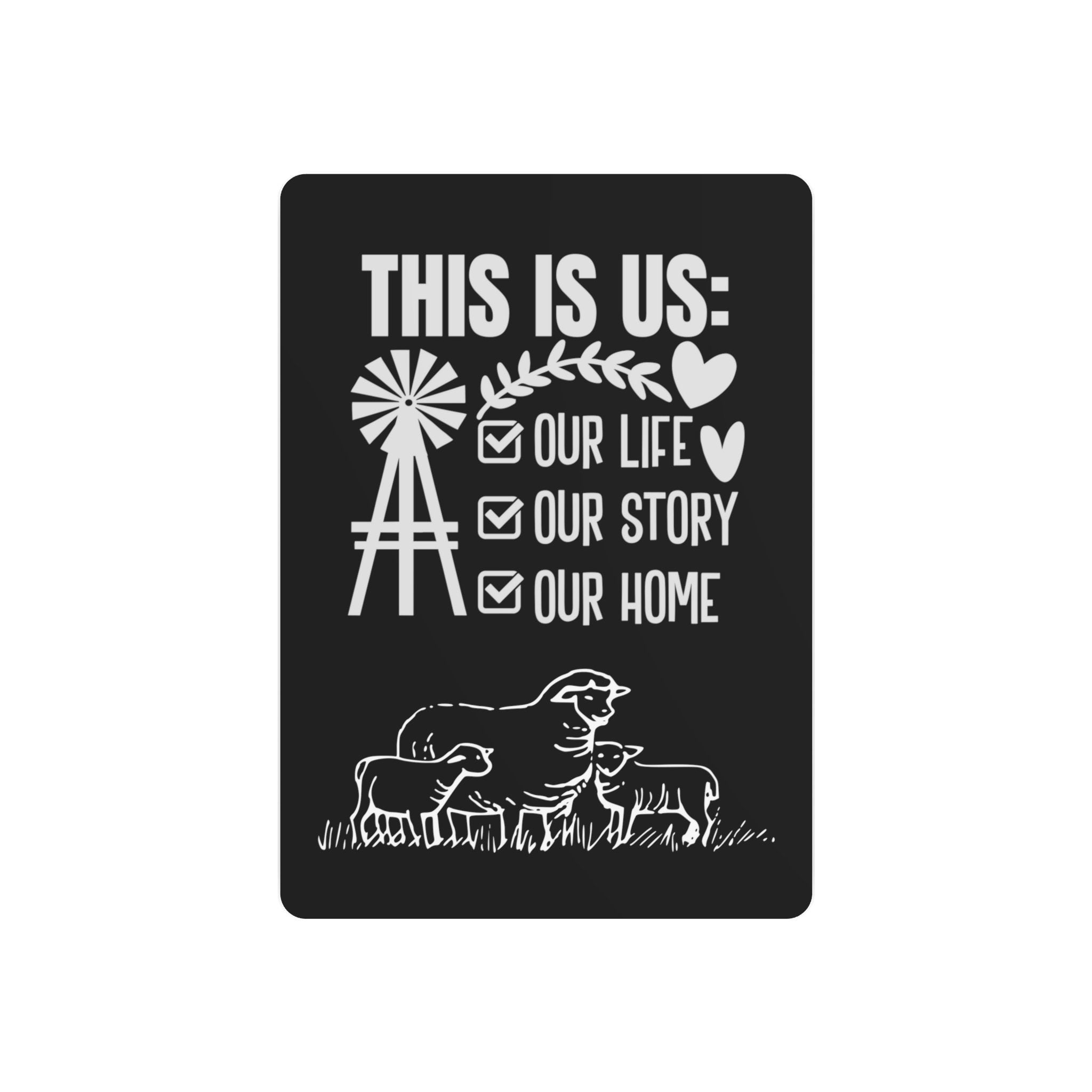 This is us Metal Art Sign