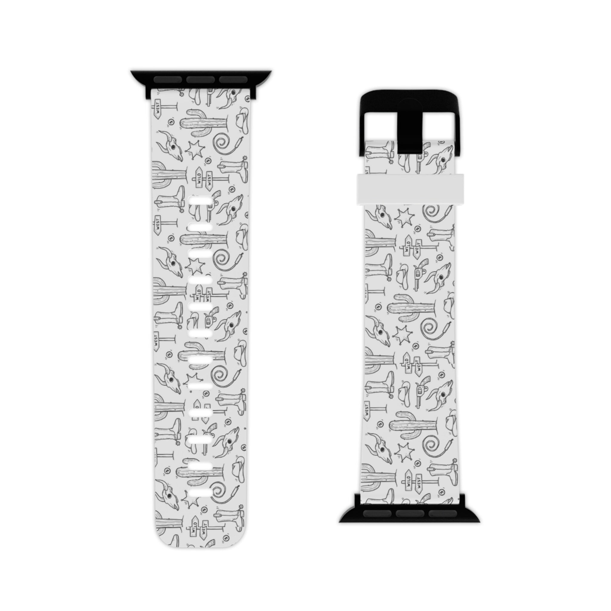 Cactus and skull Apple Watch band