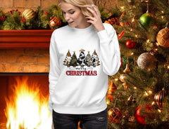 Cowy Christmas Trees -Unisex Premium Sweatshirt