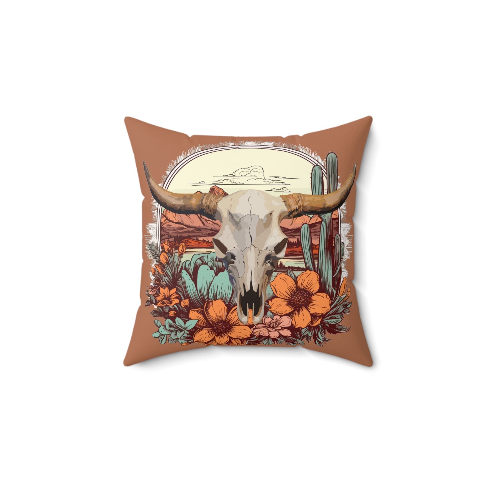 Desert Ranchin'- Throw Pillow