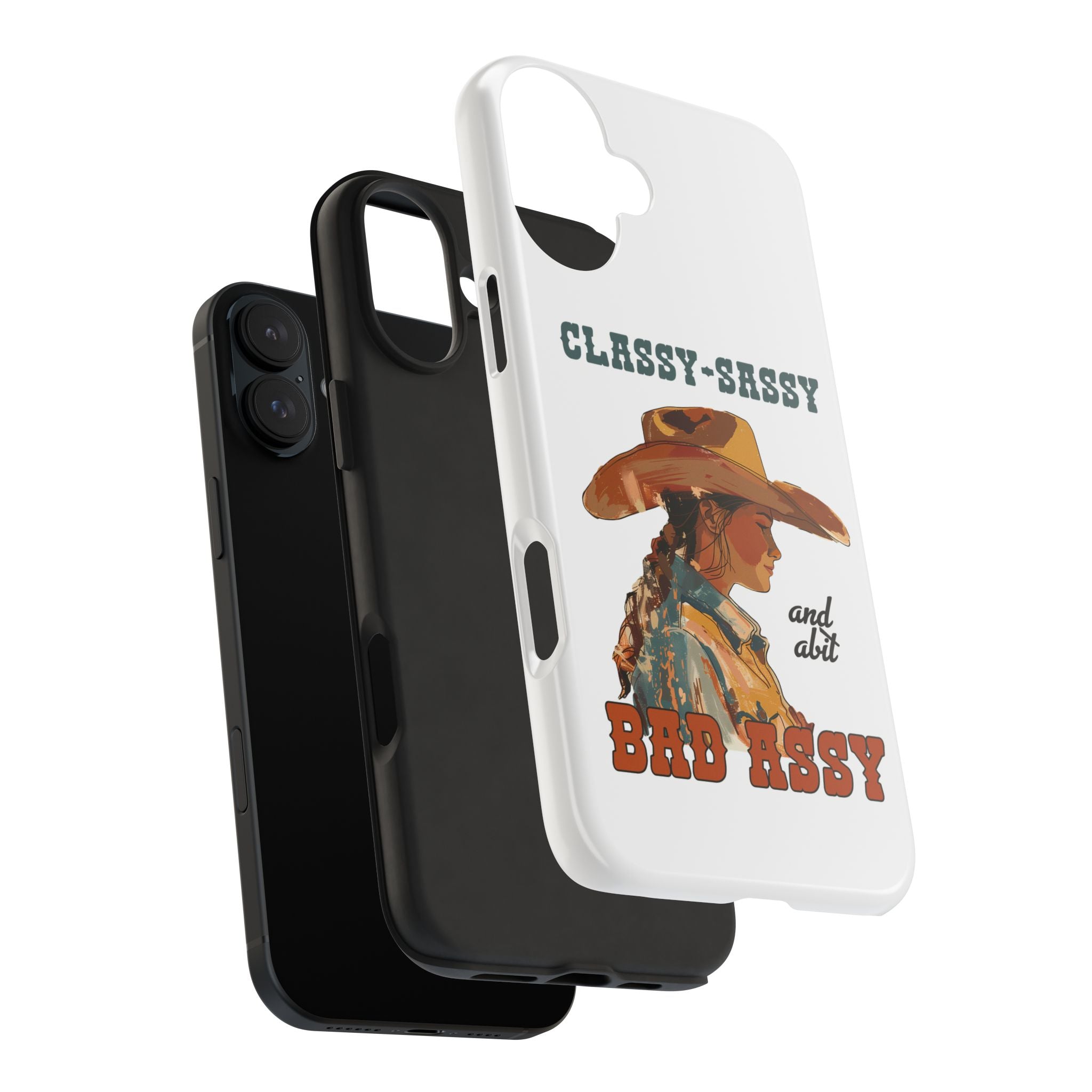 Bad Assy Cowgirl Tough Phone Cases