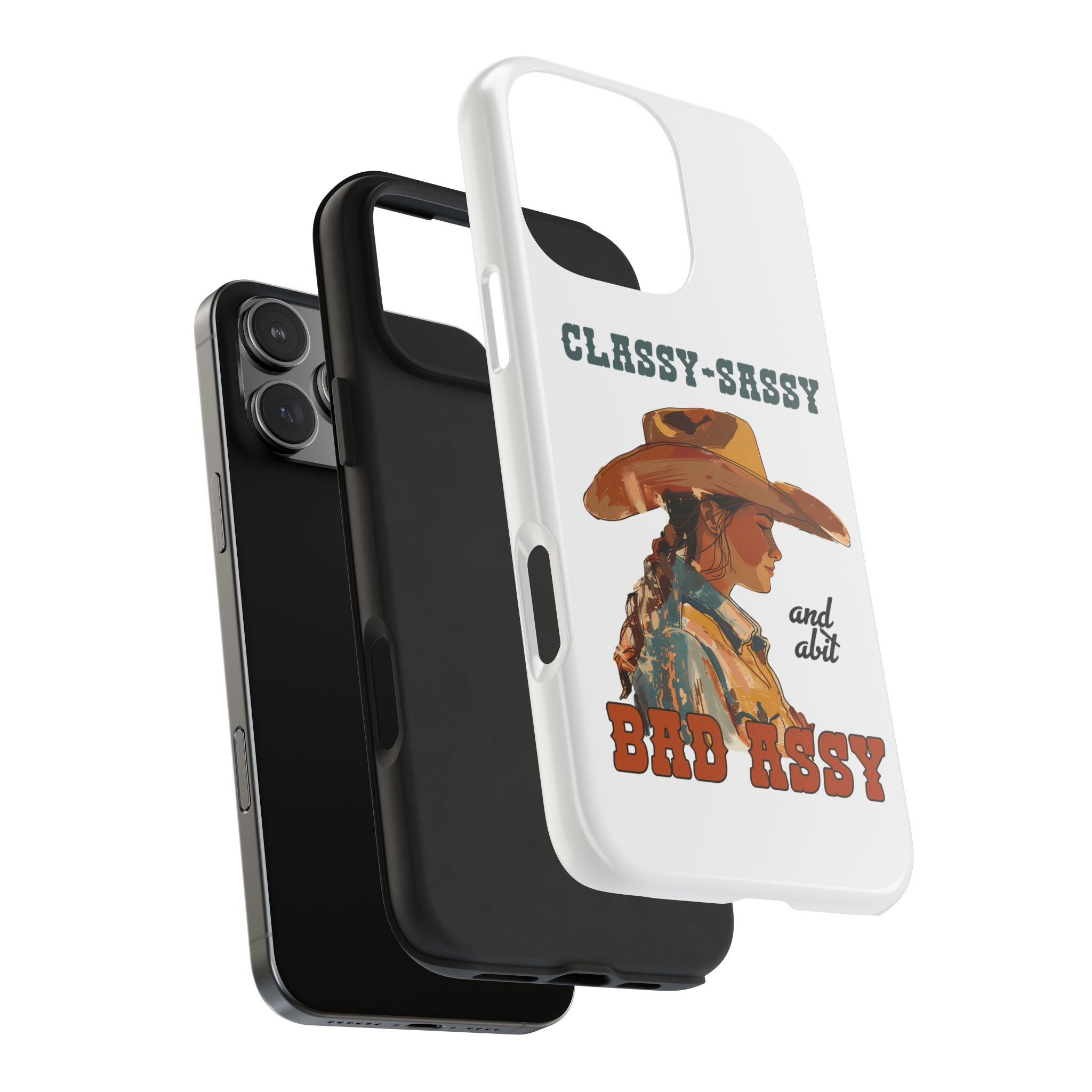 Bad Assy Cowgirl Tough Phone Cases