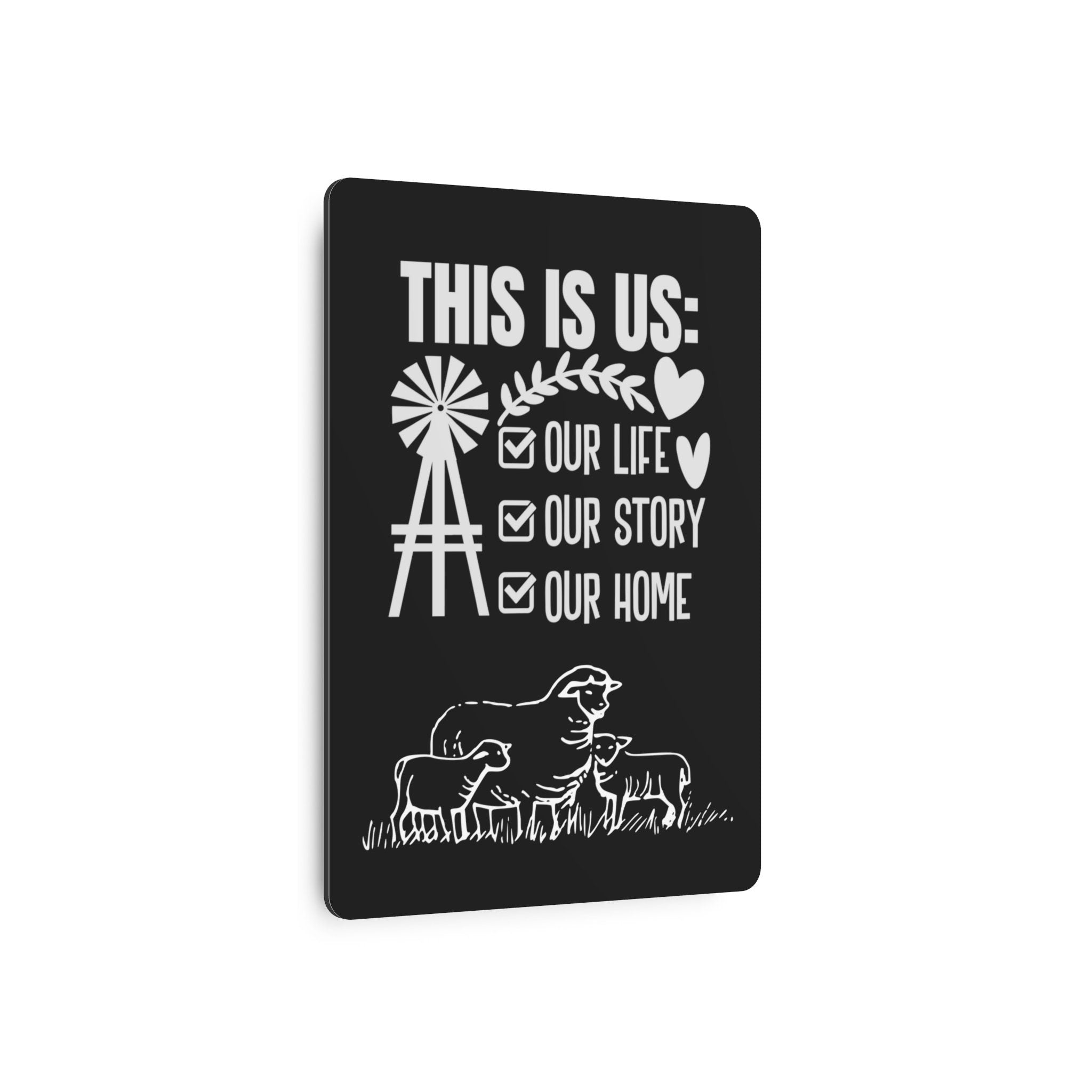 This is us Metal Art Sign