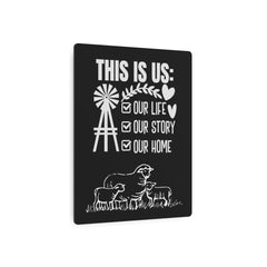 This is us Metal Art Sign