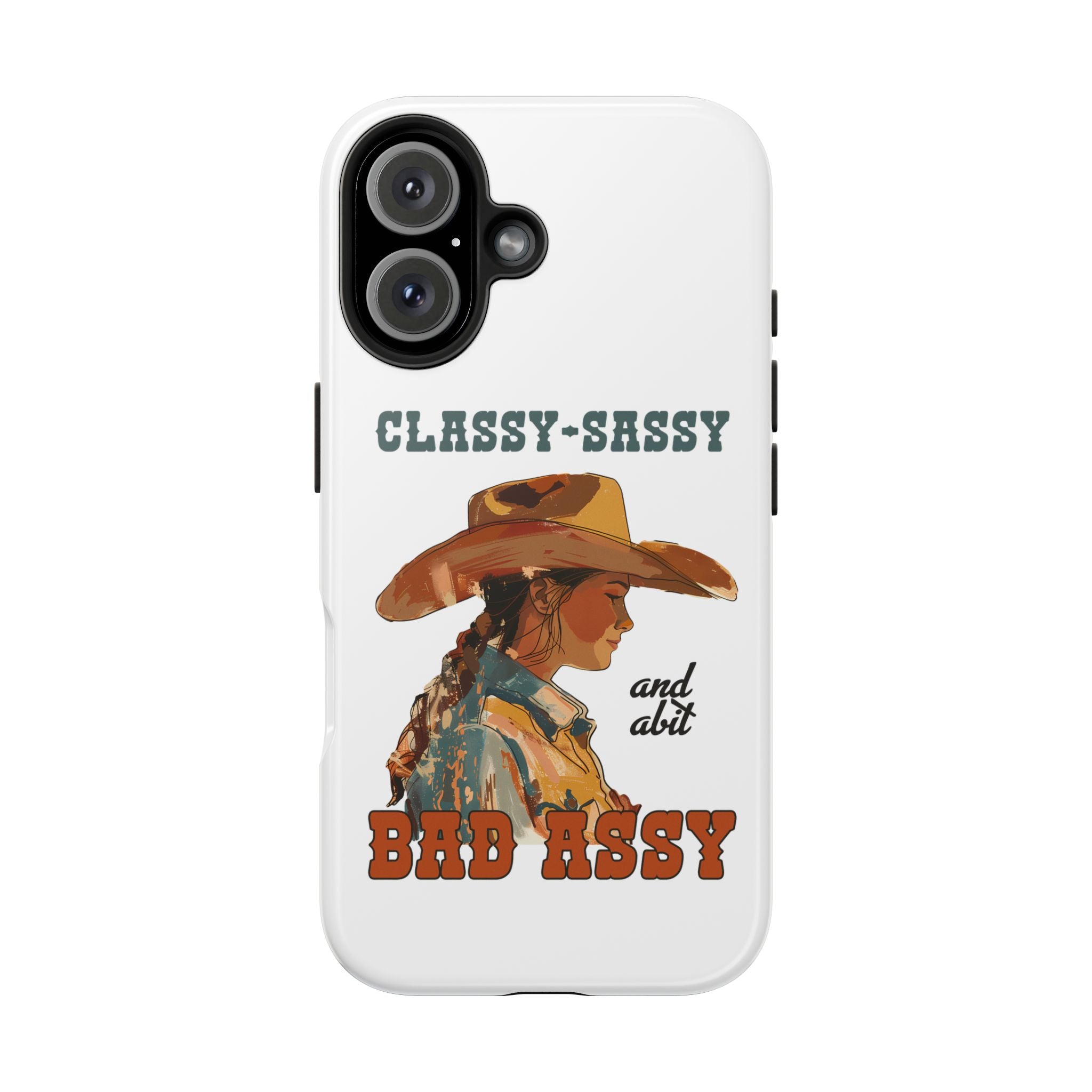 Bad Assy Cowgirl Tough Phone Cases