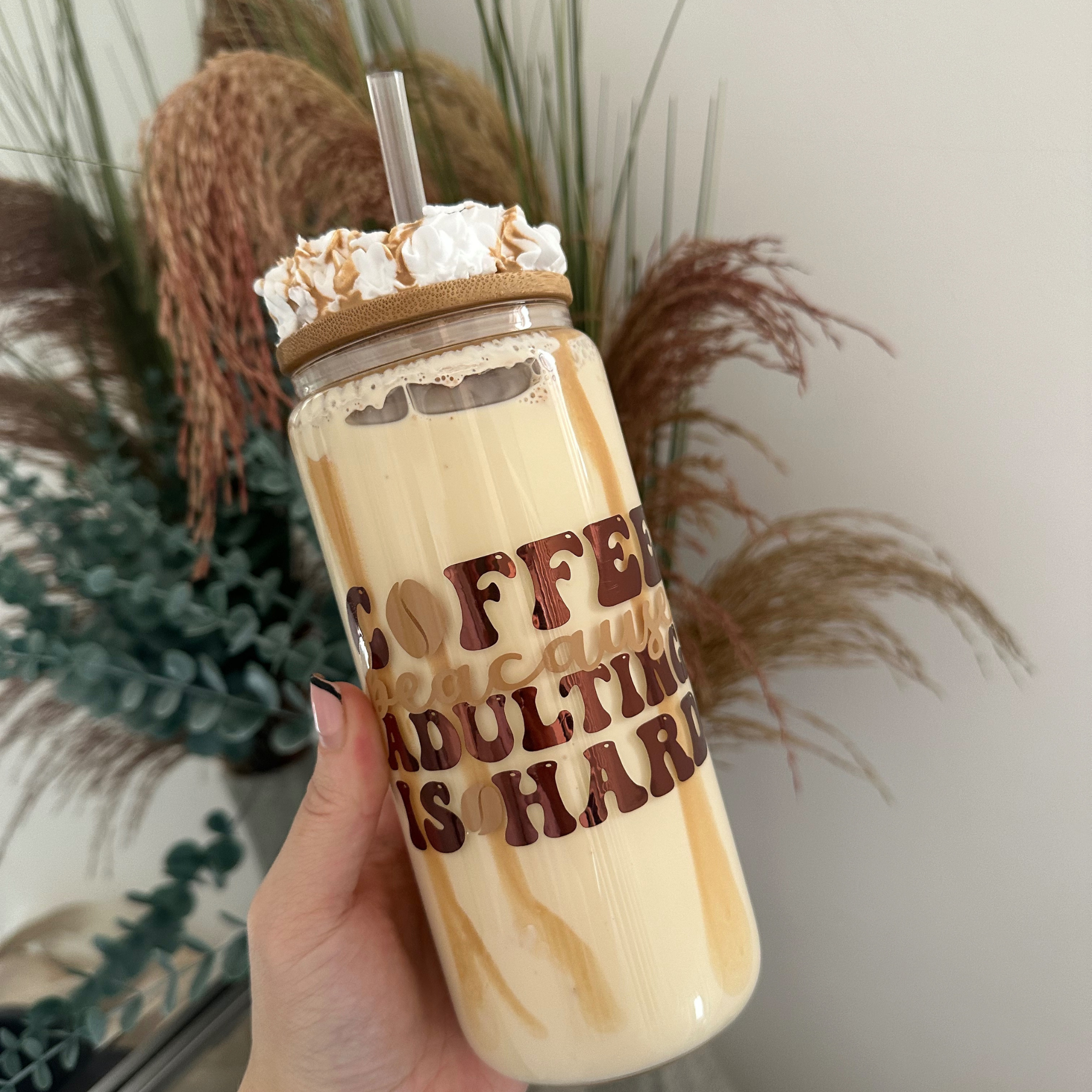 Caramel Latte Glass