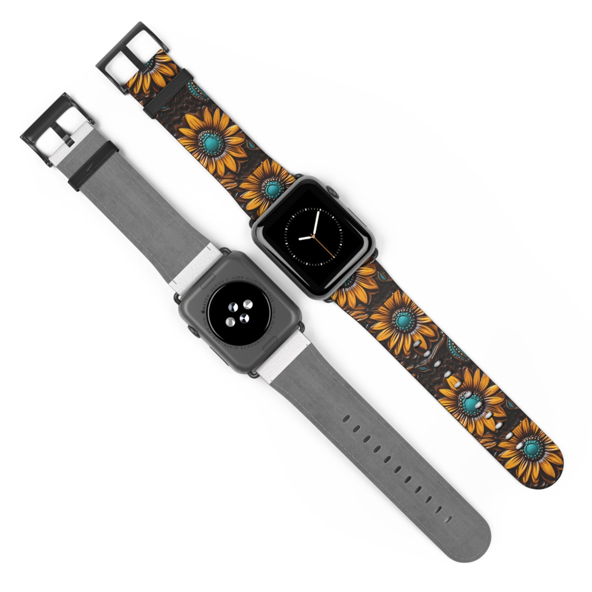 Western Apple faux leather Watch Band  | Western Accessories | Gifts for Her | Custom Watch Band