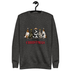 Cowy Christmas Trees -Unisex Premium Sweatshirt