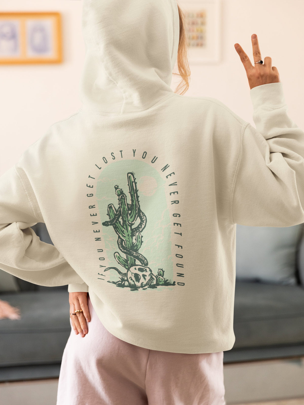 If You Never Get Lost | Desert Graphic Western Hoodie | Unisex Western Fashion | Boho |