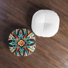 Tufted Floor Pillow, Round