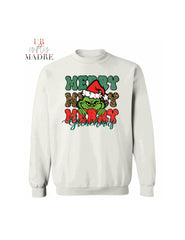 Grinch Holiday Crewneck (Various Colors Available)