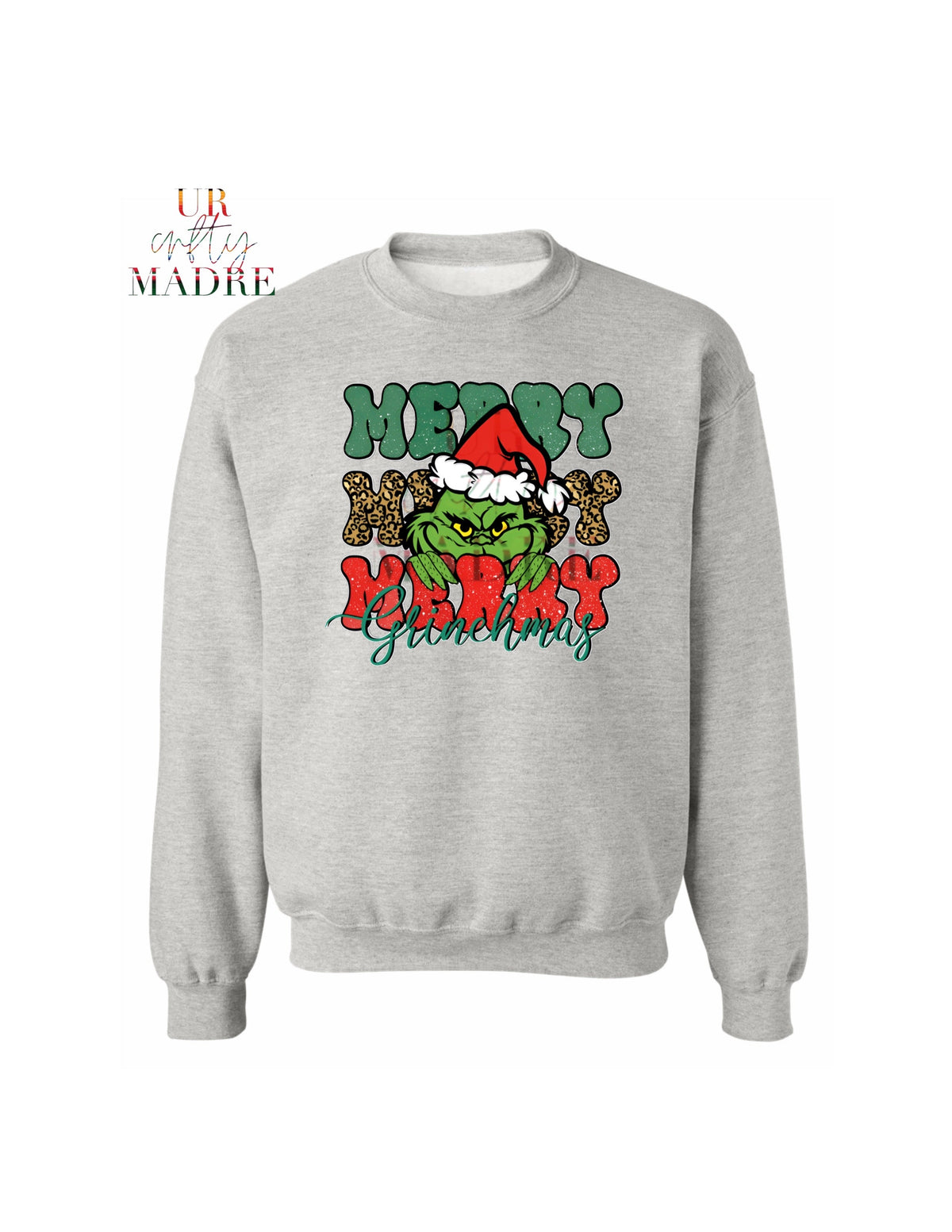 Grinch Holiday Crewneck (Various Colors Available)