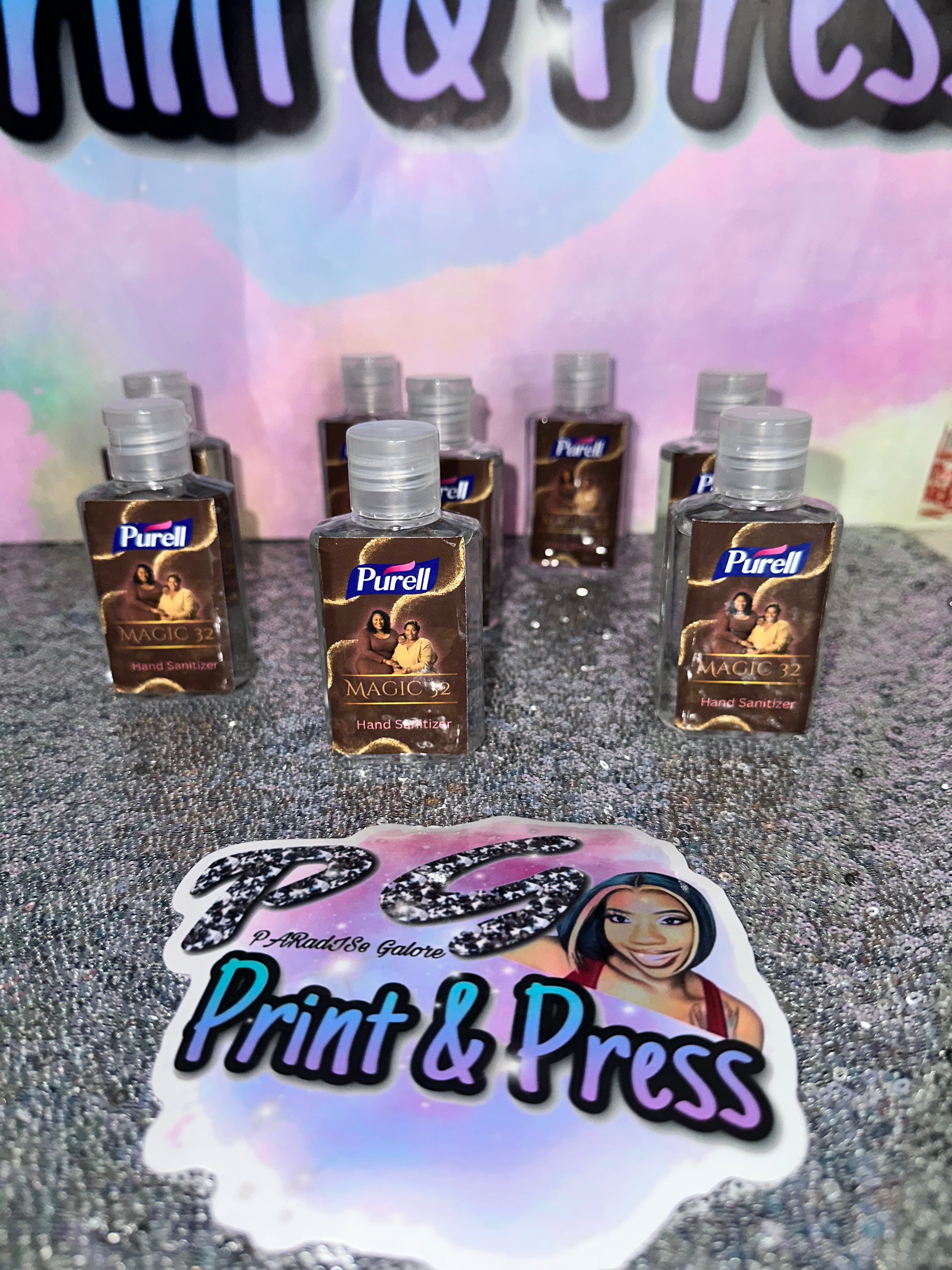 Mini hand sanitizer favors