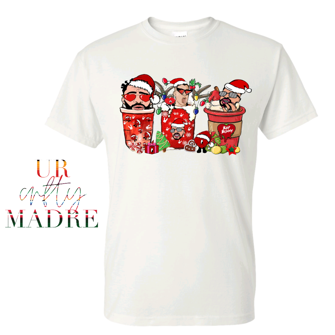 Bad Bunny Holiday T-Shirt (Various Colors Available)