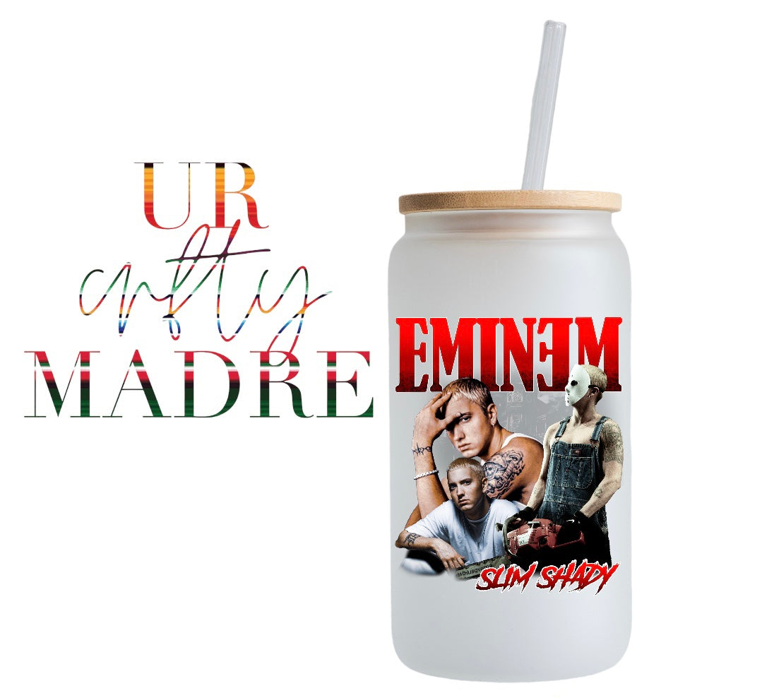 Eminem Glass Beer Can