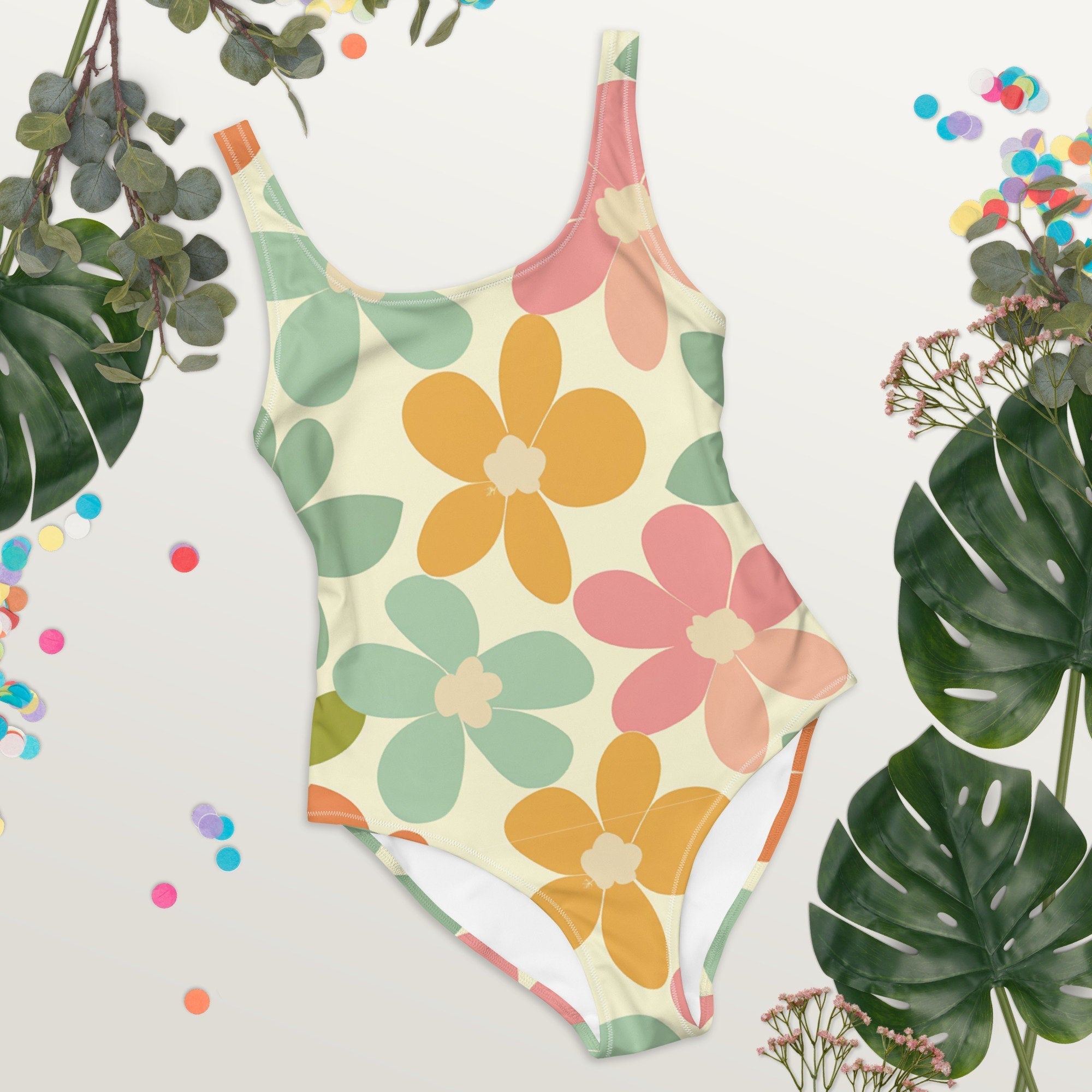 Flower Power - One-Piece Swimsuit | Cute Swimsuit | Modest Swimwear | Western Swim | Summer Fashion